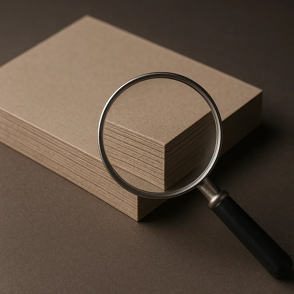Rigid board material for luxury packaging